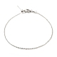 304 acier inoxydable ajouter une perle réglable texture câbles chaînes bracelets pour femmes BJEW-M307-01D-P-1