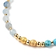 Bracelets de perles de nylon tressés réglables BJEW-JB05593-01-2