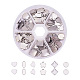 304 set di pendenti in acciaio inossidabile con etichetta in bianco STAS-PH0007-01-1