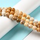 Chapelets de perles en agate fou naturel G-H298-A12-03-2