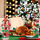 Benecreat クリスマス花瓶フィラーパール 181 個  キャンドルフィラー  キャンディケインとスノーフレークのポリマー粘土と樹脂のフランジ、クリスマスホームテーブルパーティー、結婚式のお祝いの装飾用 DIY-BC0009-61-6