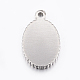 304 Stainless Steel Cabochon Settings STAS-E421-029P-2