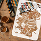 Schablonenvorlagen aus Kunststoff zum Zeichnen DIY-WH0396-514-3