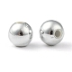 Perles rondes acryliques de placage en plastique PACR-L003-6mm-S-2