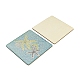 Kit tappetino per tazza in legno quadrato con pittura diamante fai da te a tema animali marini DIY-H163-05-3