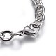 304 Stainless Steel Charm Bracelets BJEW-L637-32-P-4