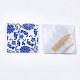 Cabochons de coquille d'eau douce imprimés SHEL-S276-08-2