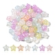 Perline acriliche con placcatura iridescente arcobaleno CACR-YW0001-07-1