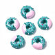 Spray Painted Resin Cabochons CRES-Q215-001B-1