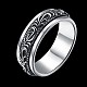 Nuova moda thai 925 anelli in argento sterling RJEW-BB33692-11-2