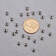 Perles d'espacement rondes plates en laiton écologiques KK-PH0023-01-NR-3