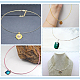 Unicraftale 60 pz 12 colori filo di acciaio inossidabile collana cavo creazione di gioielli fai da te TWIR-UN0001-10-6