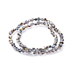 Electroplate Glass Beads Strands EGLA-L017-HP-A01-3