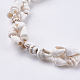 Spiral Shell Necklaces NJEW-K101-01B-2