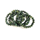 Natural Moss Agate Beads Stretch Bracelets X-BJEW-F380-01-B15-2