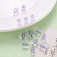 Perles en acrylique transparente TACR-S154-17A-47-6