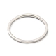 304 простое кольцо на палец из нержавеющей стали для женщин и мужчин RJEW-F152-05P-G-2