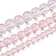Transparent Glass Beads Strands GLAA-T032-T6mm-10-4