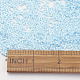 TOHO日本のシードビーズ  11/0  124)カット六角形  （2x2つの不透明な光沢の淡い青  0.6mm  穴：44000mm  約[1]個/ポンド SEED-K007-2mm-124-3