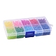 1680 pz 10 colori perline acriliche trasparenti TACR-YW0001-59-6
