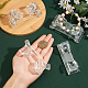 Fingerinspire 4 Pcs 2 Style  Acrylic Bracelet Display Stands BDIS-FG0001-09-3