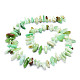 Chapelets de perles en opale vert naturel G-E569-O14-2