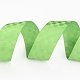 チロリアンテープ  グリッド模様  DIYギフト包装用  淡緑色  1インチ（26mm）  約100ヤード/ロール（91.44m /ロール） OCOR-O011-B09-3