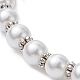 Bracciali di perline perla tratto vetro BJEW-JB09696-6