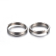 304 anelli portachiavi in ​​acciaio inox STAS-P223-22P-03-2