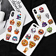 50Pcs Halloween Skull PVC Self Adhesive Cartoon Stickers STIC-B001-11-7