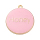 Pendentifs d'émail en alliage&nbsp;ENAM-M009-02D-03G-1