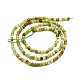 Natürlichen grünen Granat Perlen Stränge G-P457-B01-07-3