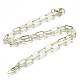Brass Paperclip Chains MAK-S072-11B-14KC-3