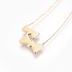 304 Stainless Steel Pendant Necklaces NJEW-F140-05G-2