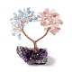 Natural Gemstone Tree Display Decoration DJEW-G027-03RG-2