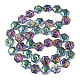 Electroplate Glass Beads Strands EGLA-N008-018-A05-2