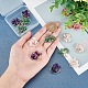 SUPERFINDINGS 12Pcs 3 Styles Tree of Life Gemstone Pendant Crystal Quartz Stone Pendant Stone Pendant Heart with Tree Charm for Jewelry Making FIND-FH0004-67-3