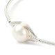 Bracelet manchette en perles naturelles BJEW-JB09494-3