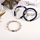 Set di braccialetti elastici impilabili perline d'amore per donna BJEW-SZ0001-93-3
