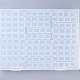 プラスチックビーズ収納ケース  フリップトップビーズ収納  取り外し可能な  120のコンパートメント  長方形  透明  30.8x22.5x2.3cm  120つのコンパートメント/ボックス CON-L009-01-1