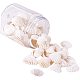 PandaHall Elite about 160g White Natural Conch Shell Beads Undrilled/No Hole Tiny Scallop Sea Shells Ocean Beach Seashells Craft Charms for Candle Making Home Decoration Party Wedding Decor BSHE-PH0003-15-1