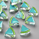 Perles acryliques émail transparent&nbsp;TACR-S155-001G-1