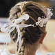 Hochzeitsgesellschaft am Strand Braut dekorativen Haarschmuck OHAR-WH0021-03A-3