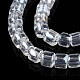 Chapelets de perles en verre transparent GLAA-N047-09-E01-3