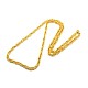 Mode 304 Edelstahl Seil-Kette Halsketten für Männer STAS-A028-N042G-L-1