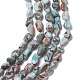 Natural Larimar Beads Strands G-D0002-B38-5
