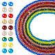 9 Strands 9 Colors Transparent Electroplate Glass Beads Strands EGLA-TA0001-40-1