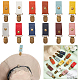 Wadorn 12 pièces 12 couleurs clips de chapeau en alliage FIND-WR0010-82-5