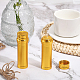アルミ合金アルコールバーナー  ジュート芯付き  ラボ用品用  お茶やコーヒーを作る  ゴールドカラー  30x92mm AJEW-WH0332-90-4