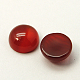 Natural Red Agate Cabochons X-G-J070-10mm-02-1